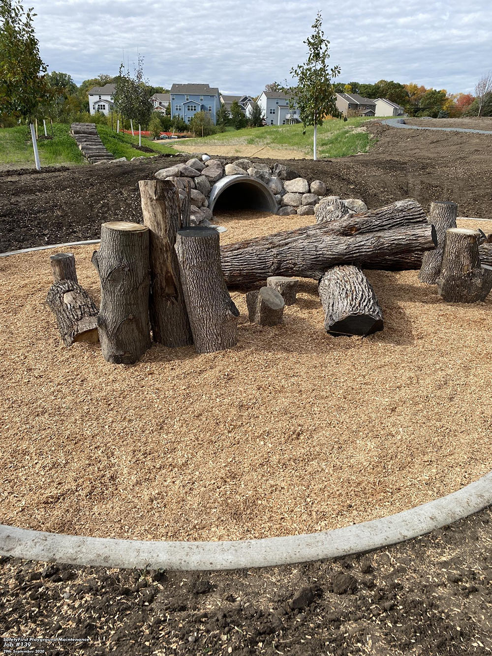 Local material for sustainable Natural Park Playground