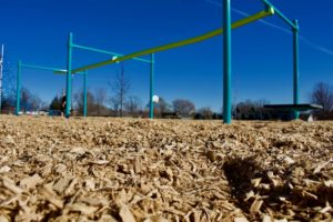 Nature’sPlus Engineered Wood Fiber on a playground