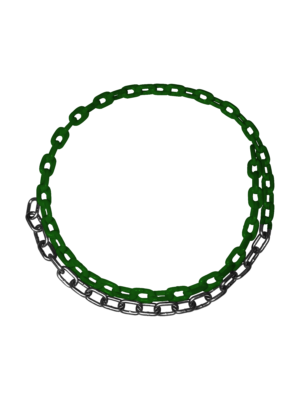Green Coated Swing Chain