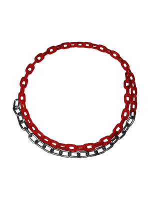 Red Coated Swing Chain
