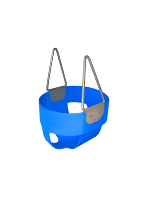 Blue Full Bucket Swing Seat with Chain